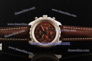 Breitling BRL378 Bentley Motors Brown Dial Steel Watch 