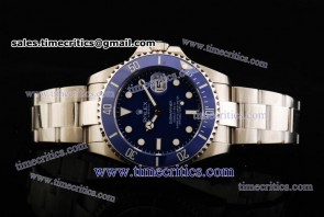 Rolex TriROL1142 Submariner Blue Dial Steel Watch