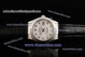 Rolex TriROL180 Datejust White MOP Dial Steel Watch