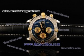 Breitling TriBRL530 Chronomat Evolution Black Dial Steel Watch 