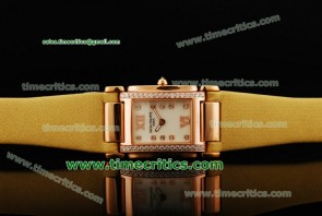 Patek Philippe TriPP111 Twenty-4 White Dial Yellow Leather Rose Gold Watch