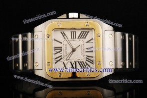 Cartier TriCAR383 Santos 100 Large 1:1 Two Tone Watch