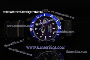 Rolex TriROL1152 Submariner Blue Dial PVD Watch