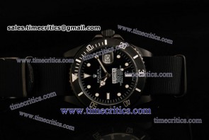 Rolex TriROL1153 Submariner Black Dial PVD Watch
