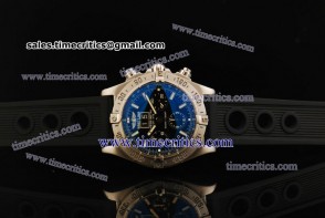 Breitling TriBrlb066 Black Bird Rubber Steel Watch