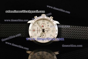 Chopard Trichp157 Mille Miglia Chrono Steel Watch White Dial