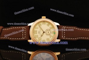 IWC TriIWCPG2501 Pilot's Vintage Beige Dial Rose Gold Watch