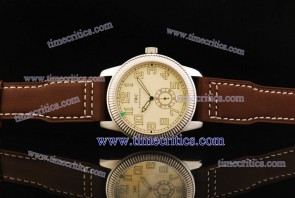 IWC TriIWCPG2504 Pilot's Vintage Beige Dial Steel Watch