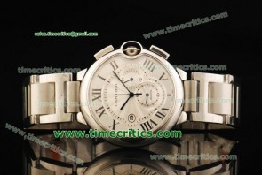 Cartier CBB009 Ballon Bleu Chronograph Steel Watch 