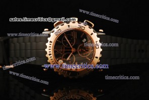 Chopard Trichp277 Happy Sport Happy Fish Chrono 1:1 Ceramic Rose Gold Watch