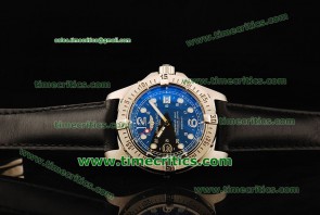 Breitling BrlSPO059 Superocean 42 Leather Steel Watch