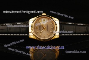 Rolex TriROL181 Datejust Silver Dial Yellow Gold Watch