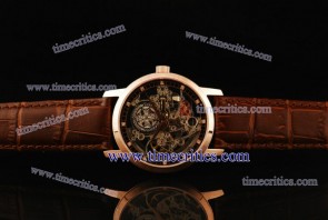Vacheron Constantin TriVC101 Patrimony Complication Skeleton Dial Rose Gold Watch