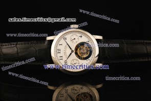 A.Lange & Sohne TriALS071 Tourbillon Pour Le Merite White Guilloche Dial Steel Watch