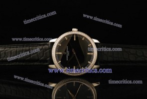Vacheron Constantin TriVC126 Patrimony Black Dial Steel Watch