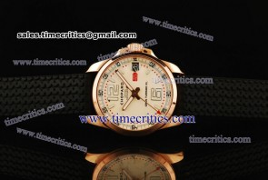 Chopard Trichp126 Mille Miglia GT XL Rose Gold Watch White Dial