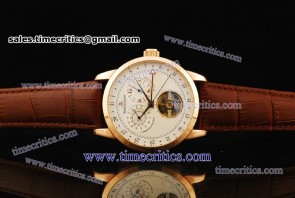 Jaeger-LeCoultre TriJL024 Duometre White Dial Rose Gold Watch