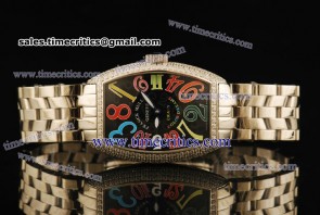 Franck Muller TriFRM064 Color Dreams Black Dial Steel Watch