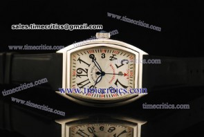 Franck Muller TriFRM067 Conquistador White Dial Steel Watch