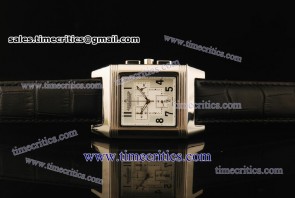 Jaeger-LeCoultre TriJL028 Reverso White Dial Steel Watch