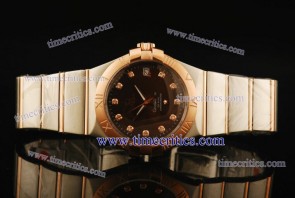 Omega TriOGA154 Constellation 35mm Two Tone Brown Watch