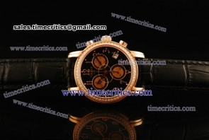 Tissot TriTIS001 T-Gold Black Dial Rose Gold Watch