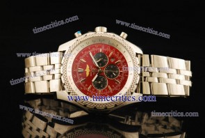 Breitling BRL381 Bentley Motors Red Dial Steel Watch 