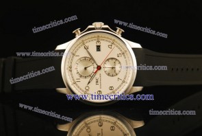 IWC TriIWCP2193 Portuguese Yacht Club White Dial Steel Watch