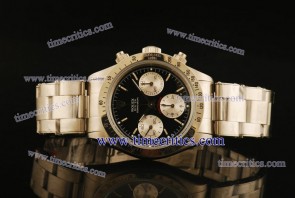 Rolex TriROL908 Daytona Black Dial Steel Watch
