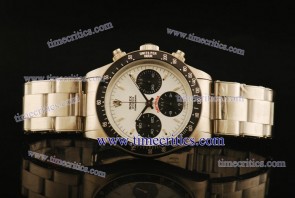 Rolex TriROL909 Daytona White Dial Steel Watch