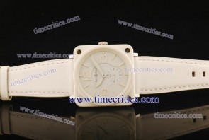 Bell&Ross TriBER262 BR-S 1:1 White Dial Ceramic Watch