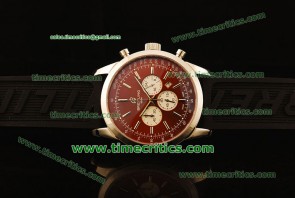 Breitling BrlTSO013 Transocean Chrono Brown Dial Steel Watch