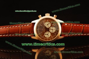 Breitling BrlTSO020 Transocean Chrono Brown Dial Gold Watch