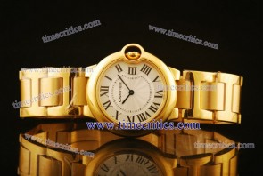 Cartier TriCBB068 Ballon Bleu Medium Yellow Gold Watch 