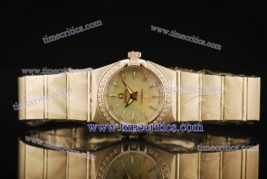 Omega TriOGA202 Constellation Ladies 28mm Steel Diamond MOP Watch