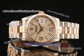 Rolex TriROL255 Datejust Silver Dial Two Tone Watch