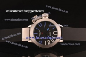 U-Boat TriUB178 Classico Black Dial Steel Watch