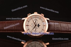 Vacheron Constantin TriVC054 Patrimony Complication White Dial Rose Gold Watch