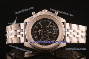 Breitling BRL390 Bentley Motors T Black Dial Steel Watch 