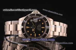 Rolex TriROL1200 Submariner Black Dial Steel Watch