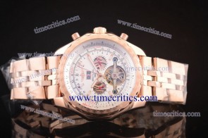 Breitling BRL331 Bentley Tourbillon White Dial Rose Gold Watch