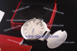 Cartier TriCAR431 Ballon Bleu de Travel Clock Steel