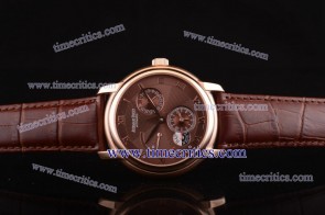 Audemars Piguet TriAP221 Jules Audemars Brown Dial Rose Gold Watch