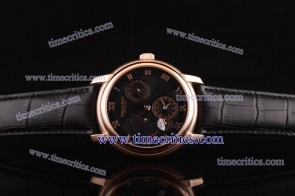 Audemars Piguet TriAP224 Jules Audemars Black Dial Rose Gold Watch