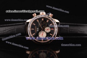 Chopard Trichp111 Mille Miglia Jacky ICKX Edition Rose Gold Watch Black Dial