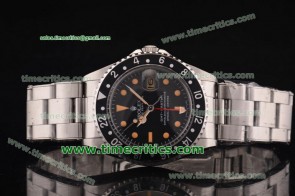 Rolex TriROL1032 GMT-Master Vintage 40 MM Black Dial Steel Watch