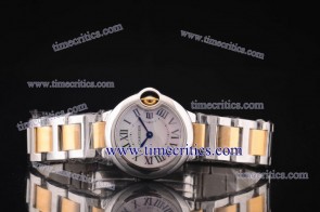 Cartier TriCBB098 Ballon Bleu Small 1:1 Steel Yellow Gold White MOP Dial 