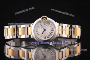 Cartier TriCBB100 Ballon Bleu Small 1:1 Steel Yellow Gold Silver Dial 