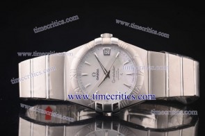 Omega TriOGA501 Constellation Steel White MOP Watch