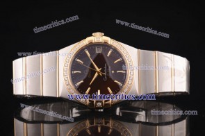 Omega TriOGA505 Constellation Two Tone Brown Watch